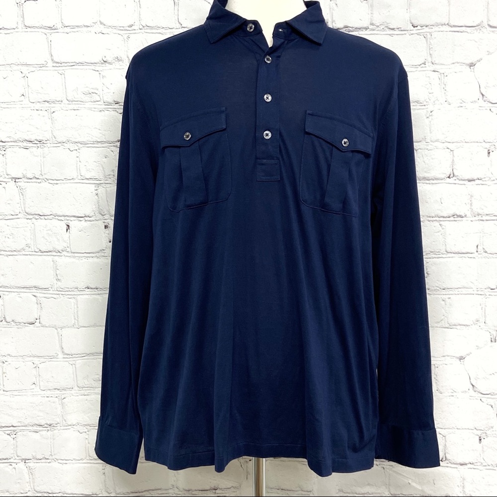 Polo long sleeve polo shirt super light weight XL